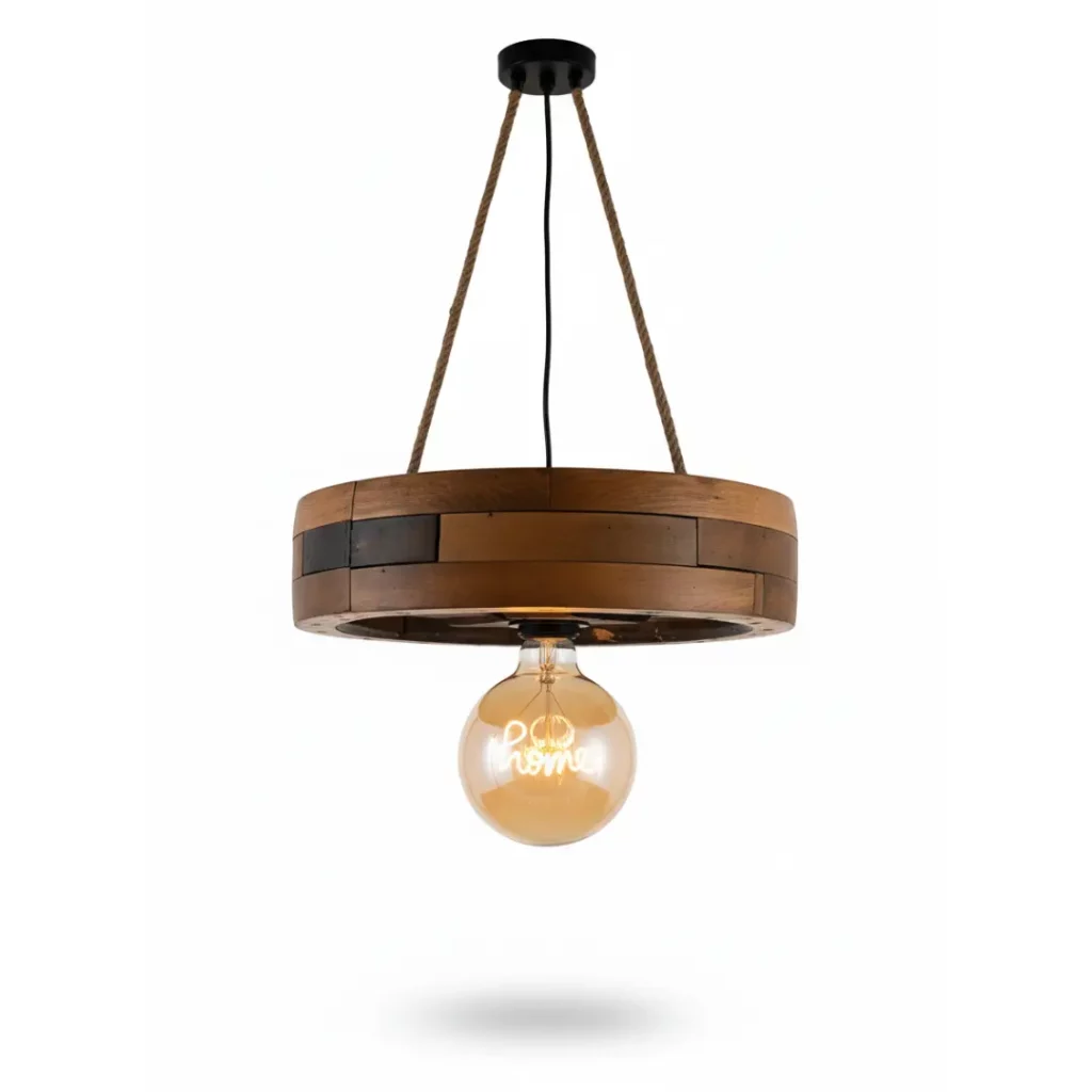 Lampe suspendue home office fait main