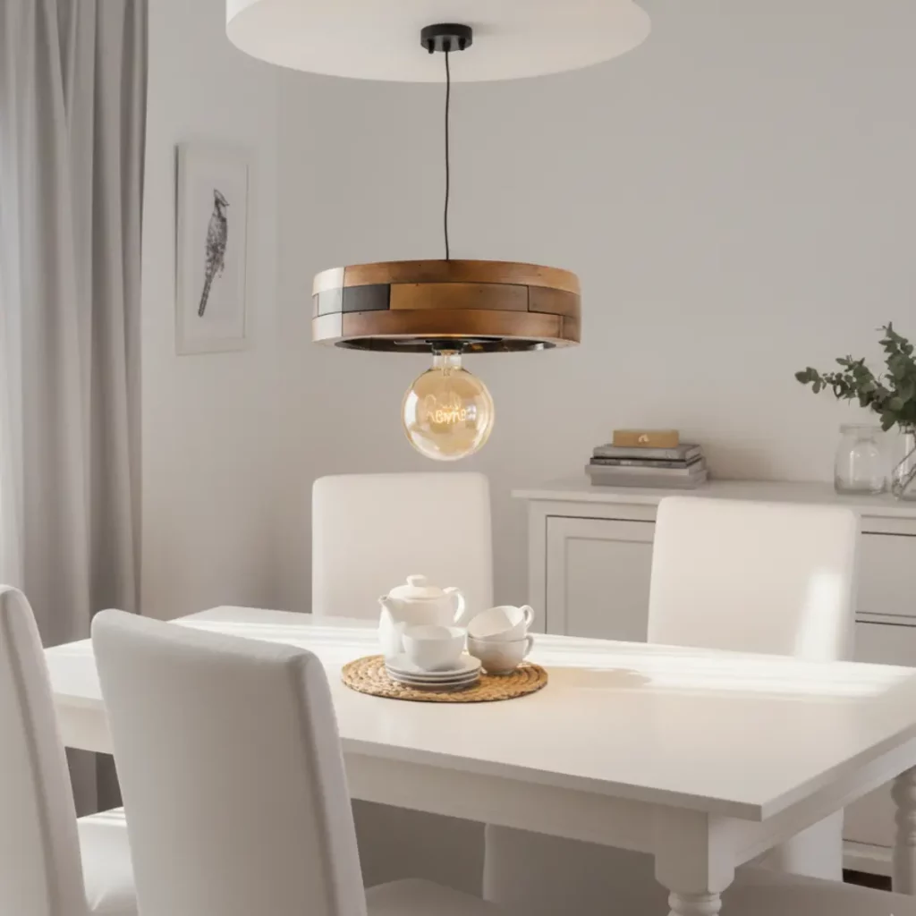 Lampe suspendue home office fait main