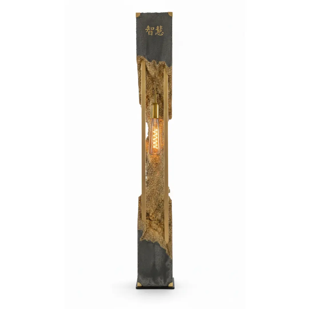 lampe dorée