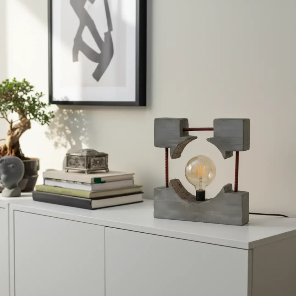 Lampe quadrature éteinte