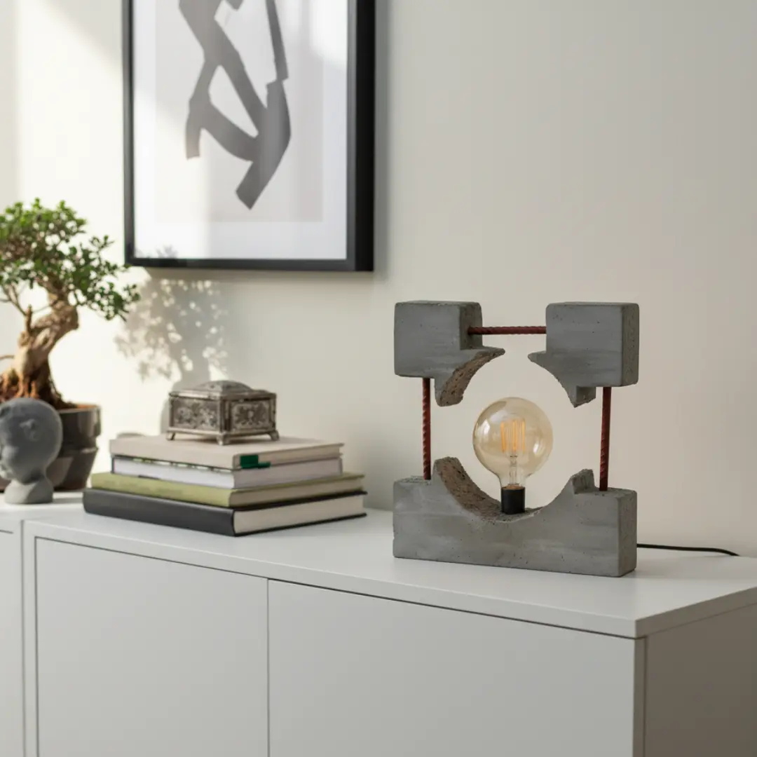 Lampe quadrature éteinte